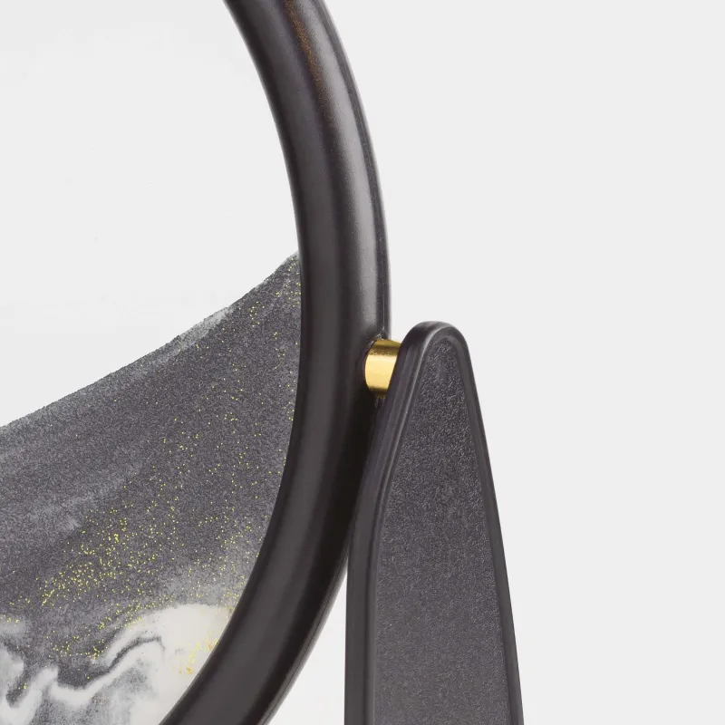 Sand painting, 25x24 cm, on a stand, glass / plastic, Sand time, image-5