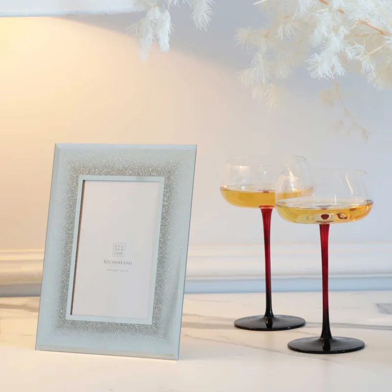 Photo frame, 17x22 cm, glass, silver, Actress, image-3