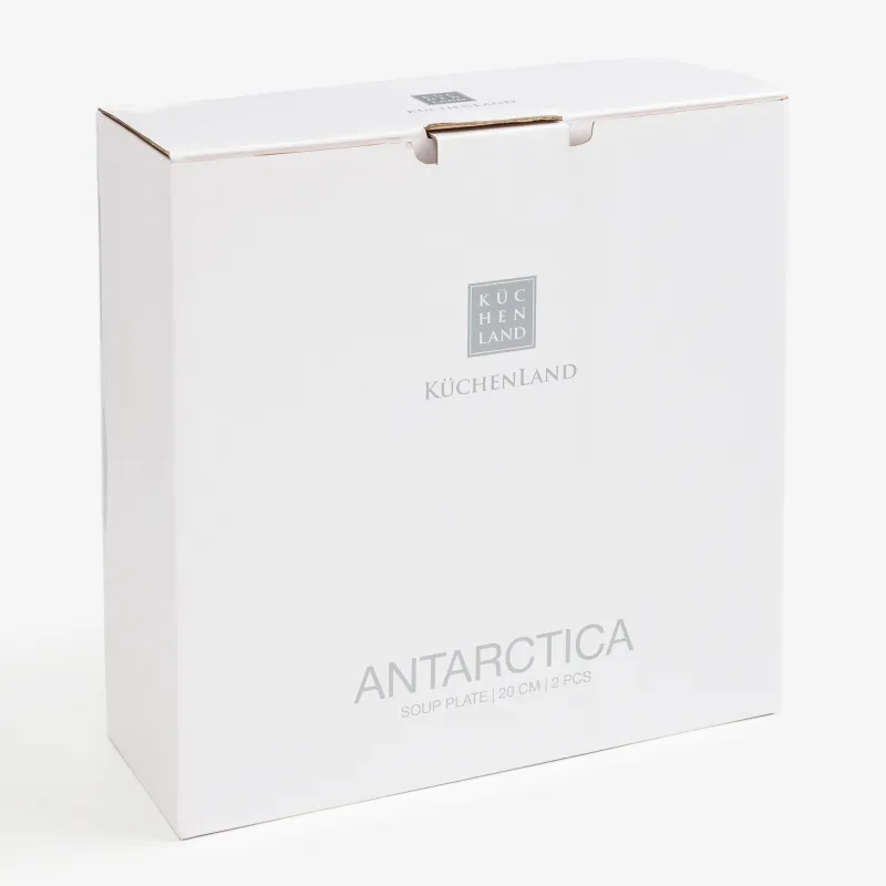 Soup plate, 20x4 cm, 800 ml, 2 pieces, porcelain F, Antarctica, image-6