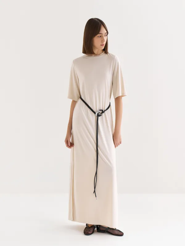 Women's dress, homewear, maxi, size S, viscose / polyester, graphite, Callisto, image-7