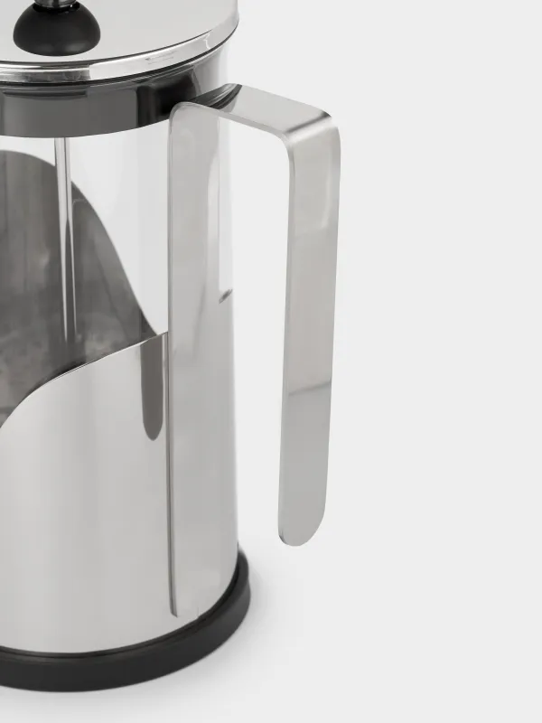 French press, 1 l, glass B / steel, Comfort, image-2
