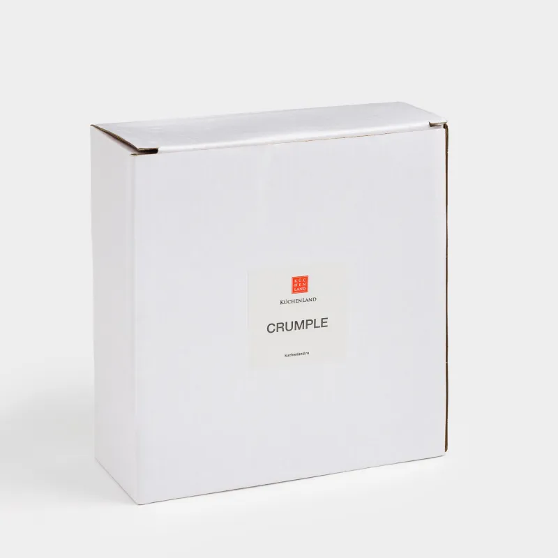 Salad bowl, 17x8 cm, 450 ml, porcelain N, milk, Crumpled effect, Crumple, image-5