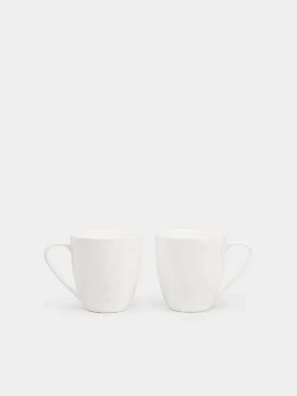 Mug, 450 ml, 2 pcs, porcelain F, white, Ideal white, image-0