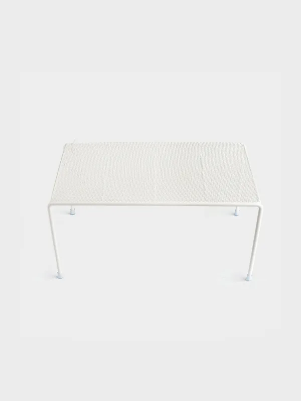 Shelf organizer for the cabinet, 34х23 cm, metal, milky, Grid, Method, image-2