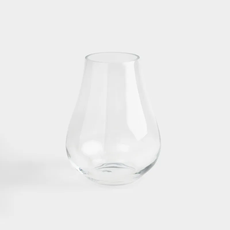 Flower vase, 25 cm, glass, Flask