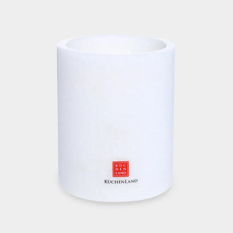 Kitchen accessories stand, 13 cm, marble, white, Classic Marble