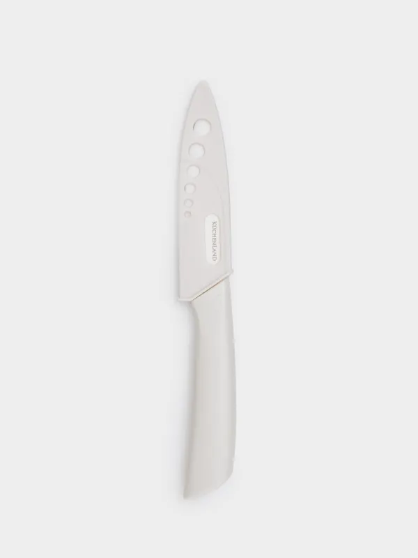 Paring knife, 10 cm, with case, ceramic/plastic, milk, Regular, image-5