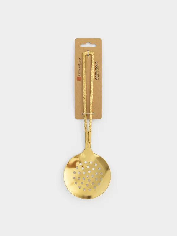 Skimmer, 25 cm, steel, golden, Viron gold, image-4