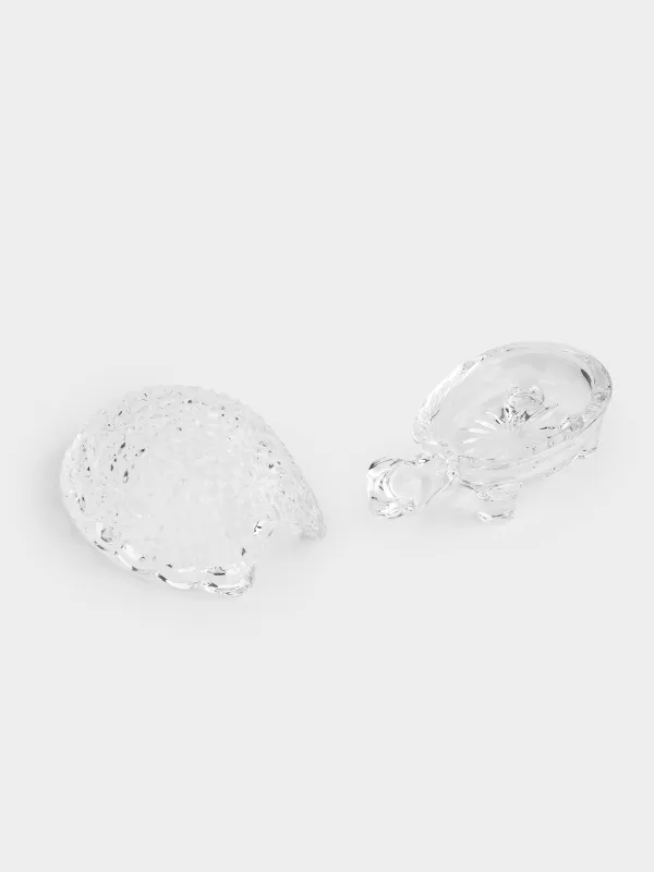 Caviar bowl, 12 cm, with lid, glass R, Turtle, Paradise island, image-2