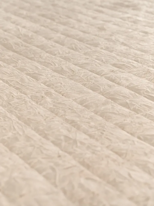 Bedspread, 220x240 cm, quilted, velvet/microfiber, beige, Squares, Stitch velvet, image-3