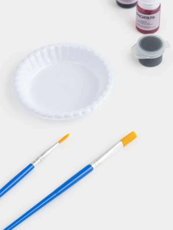 Creative kit, 1 items, quartz painting, gypsum, Snow fox, Creative, image-4