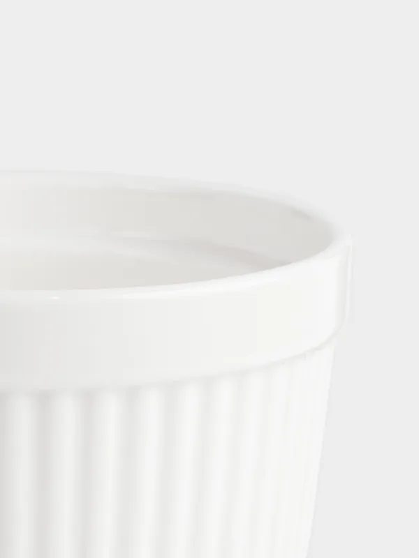 Cocotte, 10 cm, 250 ml, porcelain N, white, Ramekin, Aesthetic, image-2