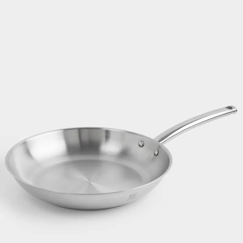 Frying pan, 28 cm, steel, Silver Stone