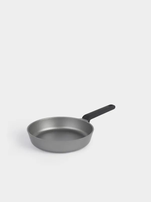 Frying pan, 24 cm, coated, aluminum, grey-black, Mintali, image-0