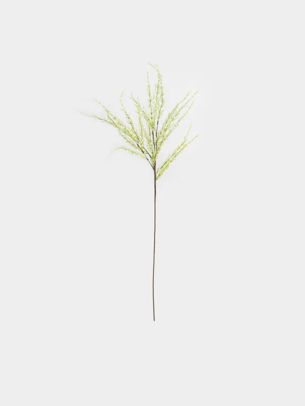 Decorative branch, 90 cm, polyester / metal, Green genista, Flower garden, image-0
