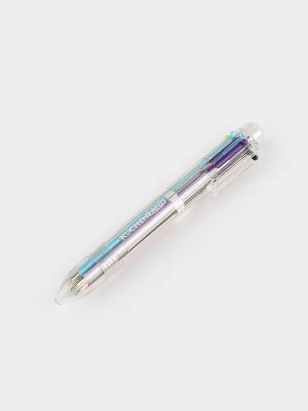 Ballpoint pen, multicolor, 14 cm, 6 colors, plastic, Draw, image-2