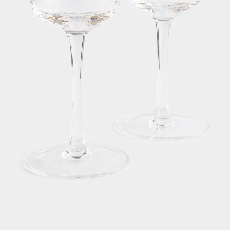 Drinking glass, 350 ml, 2 pcs, glass, with golden edging, Ripply gold, image-3
