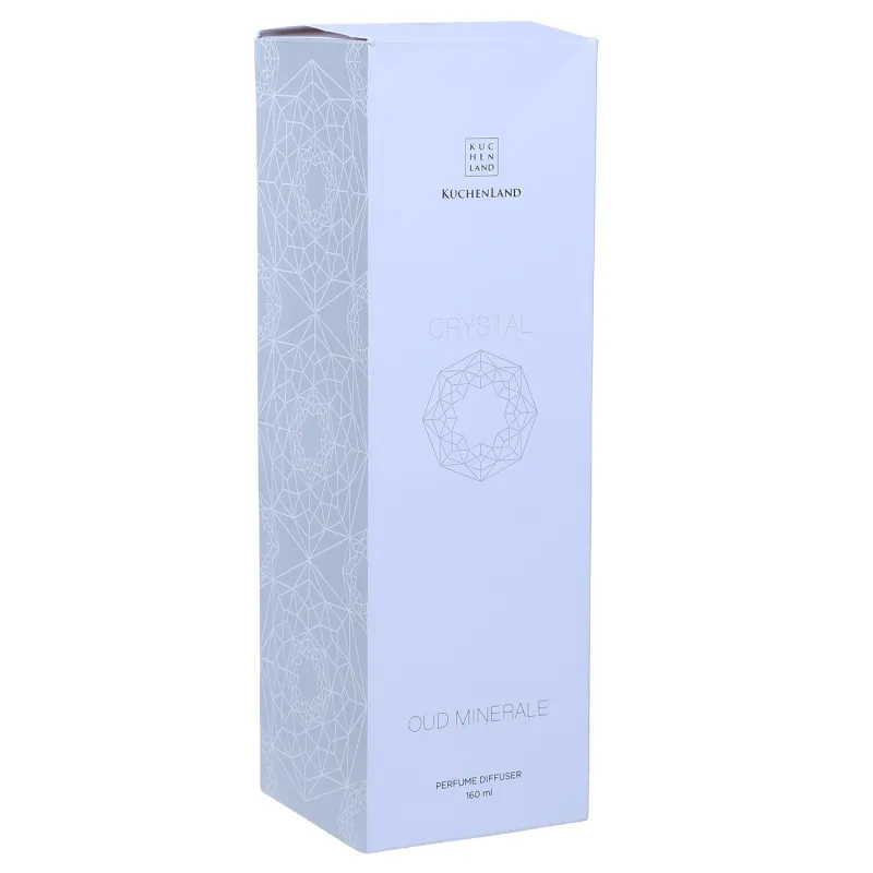 Aroma diffuser, 160 ml, with crystals, black, Oud Minerale, Crystal, image-1