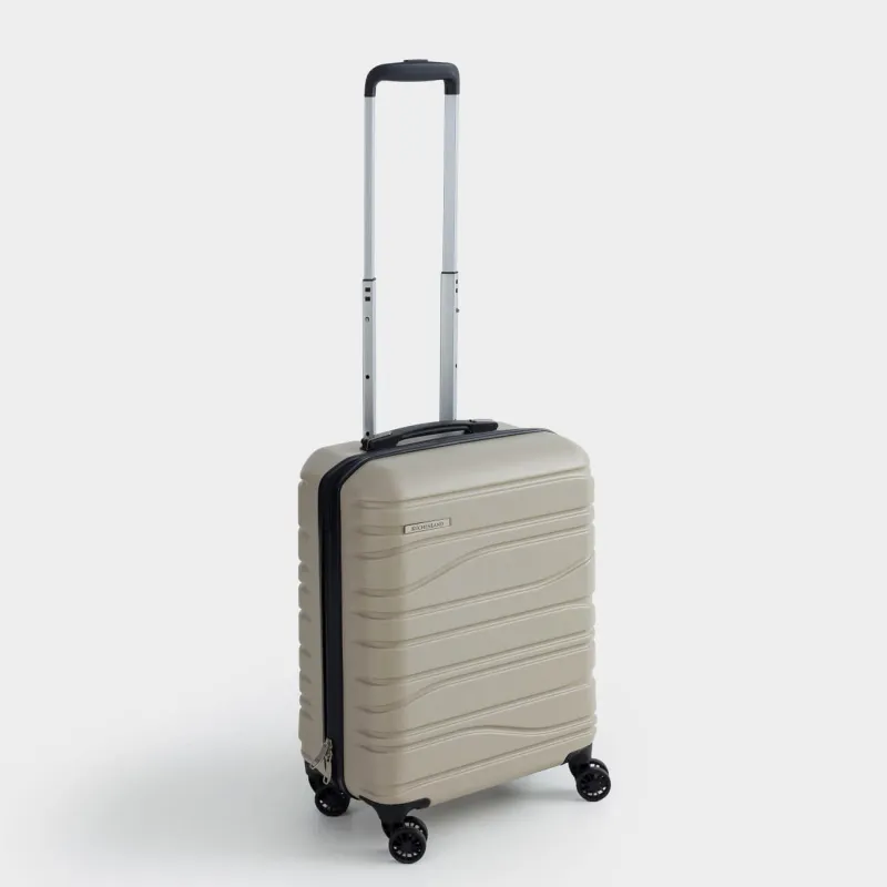 Suitcase S, 39x22x55 cm, 2.7 kg, plastic, beige, Travel comfort