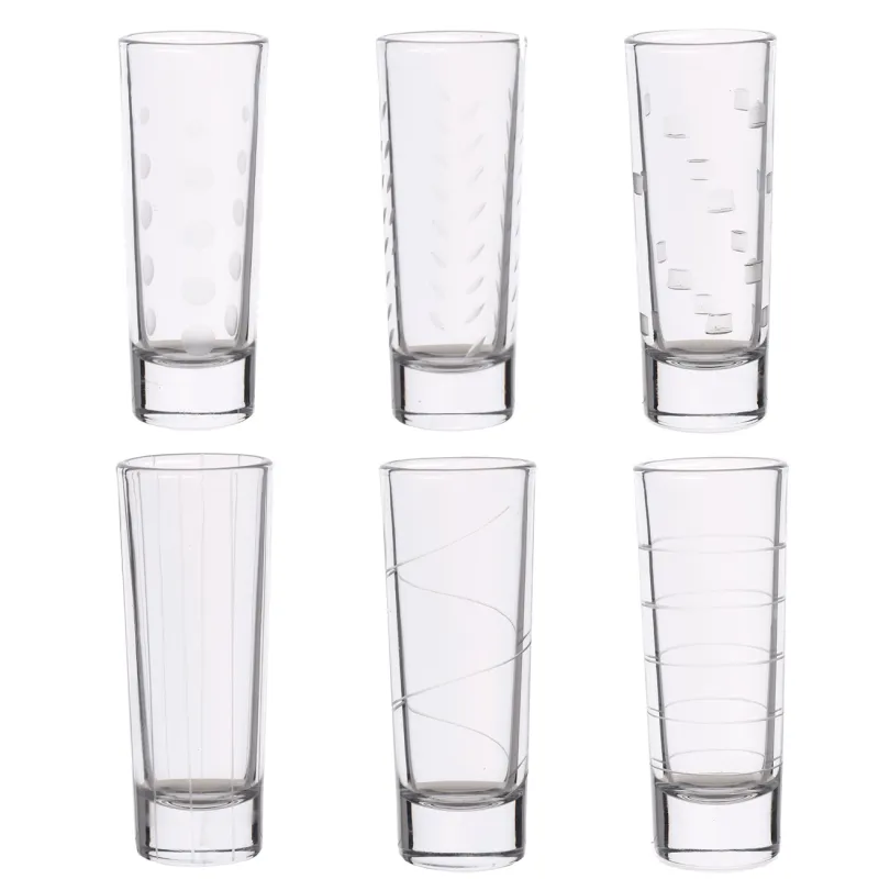 Drinking glass, 60 ml, 6 pcs, glass, Mixology, image-0