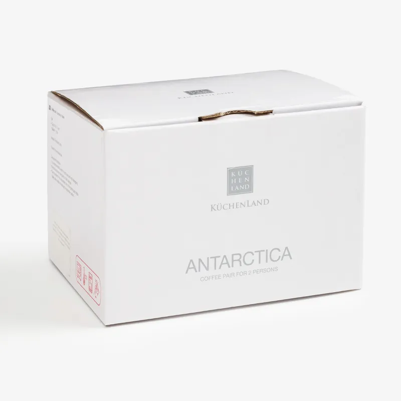 Coffee pair, 2 pers, 4 pr, 90 ml, porcelain F, Antarctica, image-5