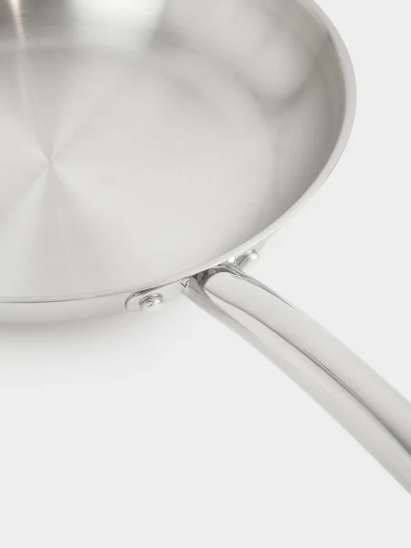 Frying pan, 28 cm, steel, Silver Stone, image-4