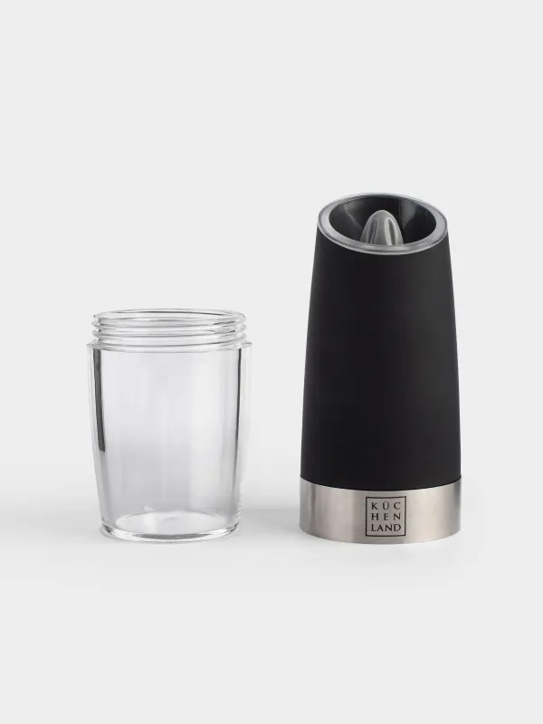 Spice mill, 20 cm, Gravity, Plastic / Acrylic, LED W, Black, Spicy, image-4