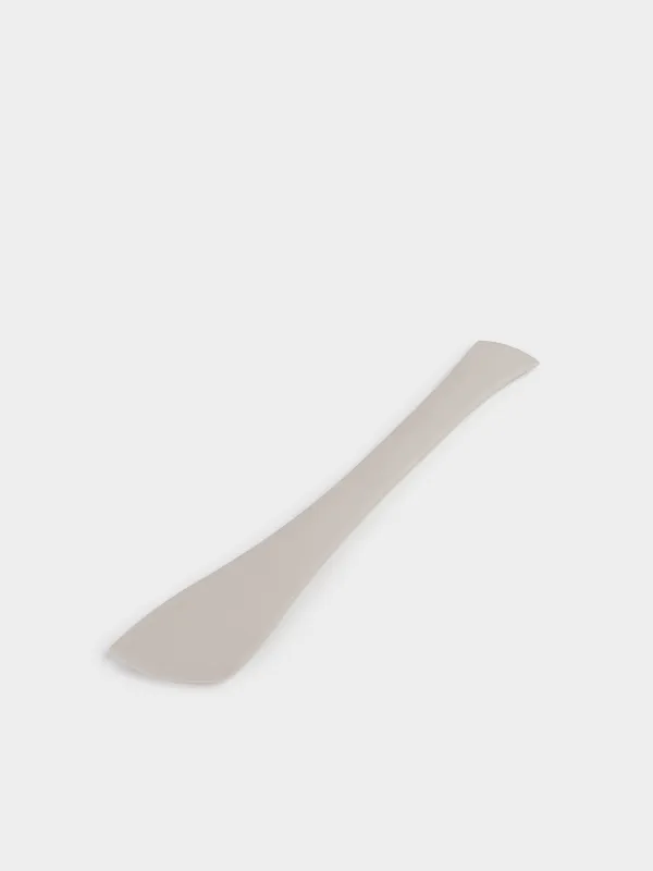 Spatula, 28 cm, double, silicone, beige, image-1