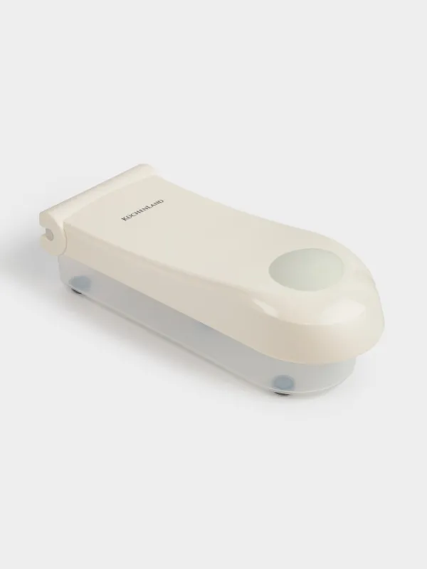 Shredder, 28 cm, 5 attachments, mechanical, plastic / steel, Beige, Soft, image-7