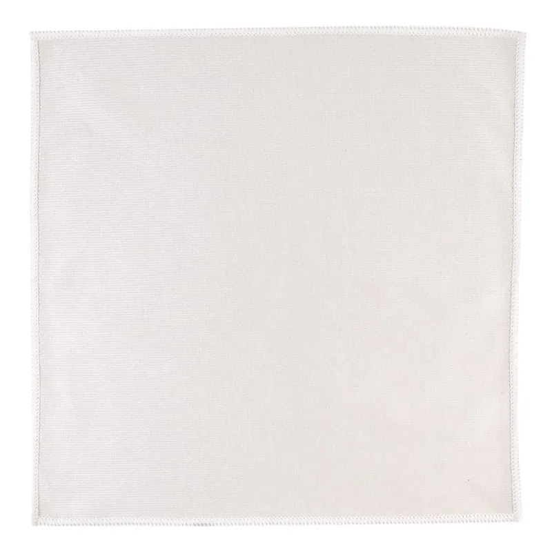 Rag for glass / plastic / mirrors, 32x32 cm, 2 pcs, microfiber, gray, Clean, image-1