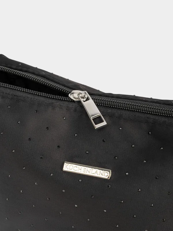 Makeup bag, 21x17 cm, nylon, black, Force night, image-2