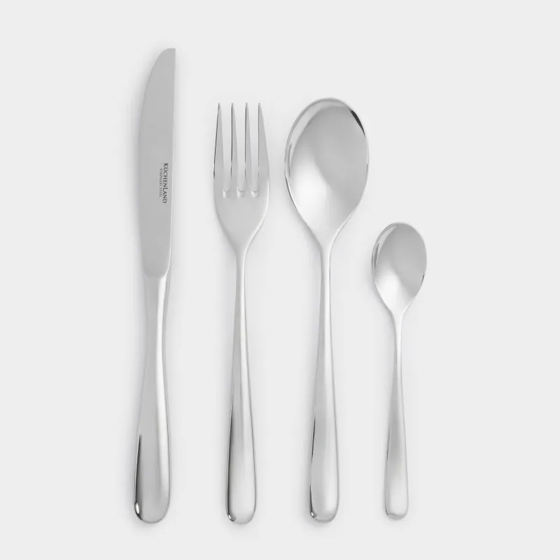 Kitchenware, 6 pers, 24 pcs, steel, Brussels