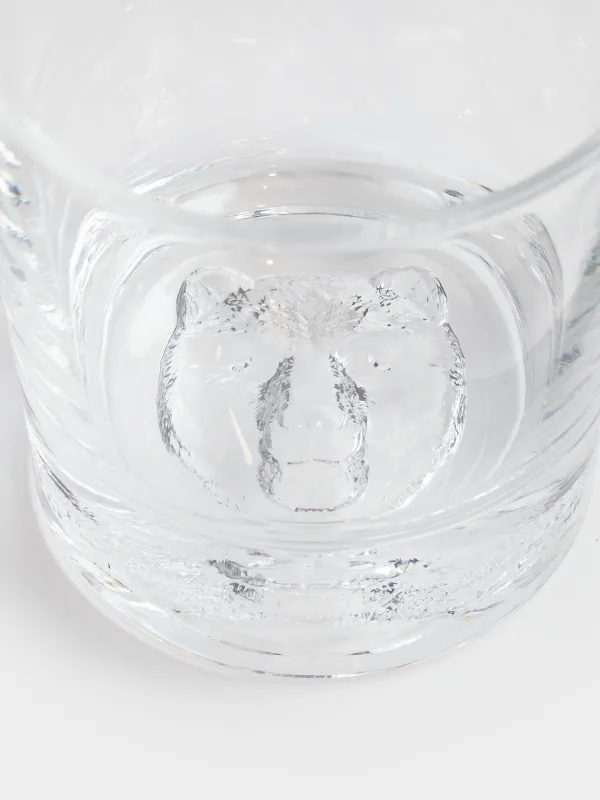 Drinking glass, 9 cm, 300 ml, glass, Bear, Elements, image-3