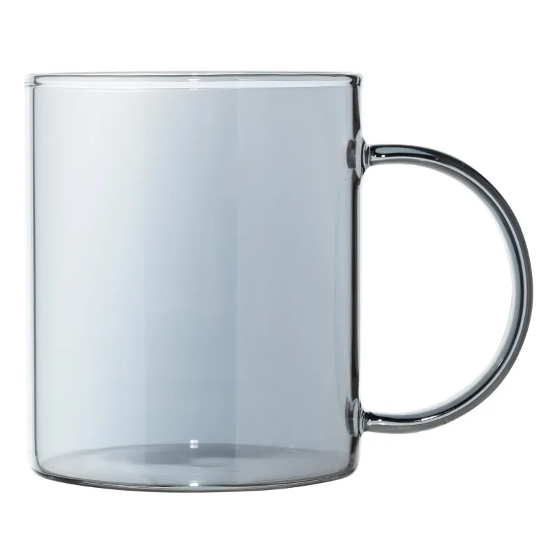 Mug, 380 ml, 2 pcs, glass B, gray, Volant, image-1