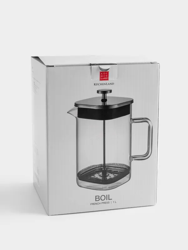 French press, 1 l, glass B / steel, Boil, image-5