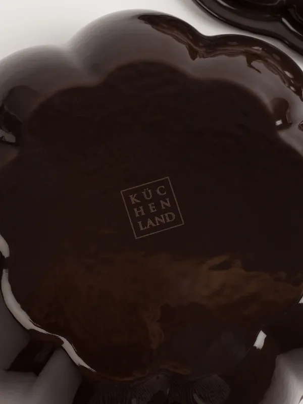 Pot, 20 cm, 1.7 l, with lid, cast iron, Brown, Pumpkin, Gourd, image-9