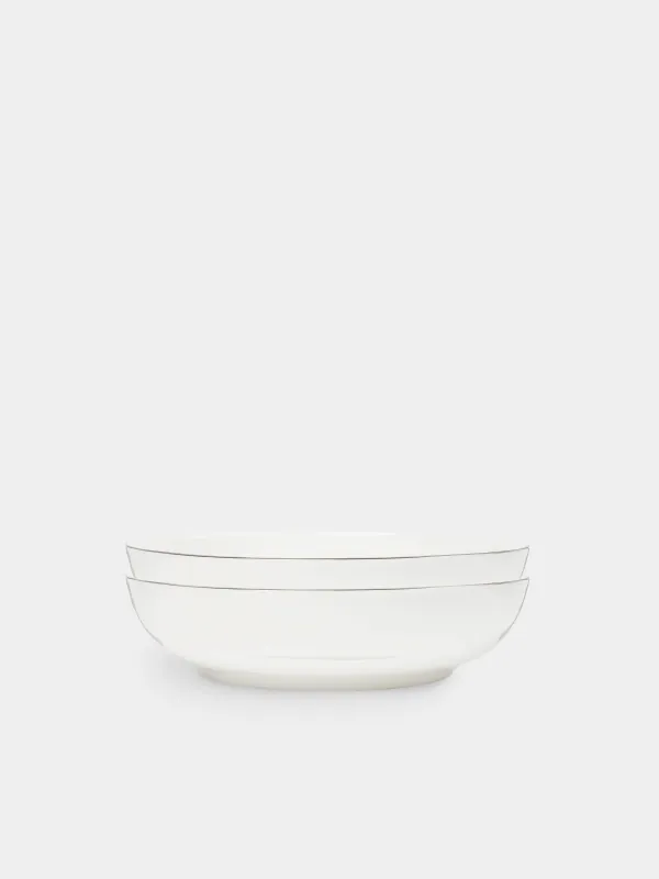 Soup plate, 20x4 cm, 800 ml, 2 pieces, porcelain F, Antarctica, image-0