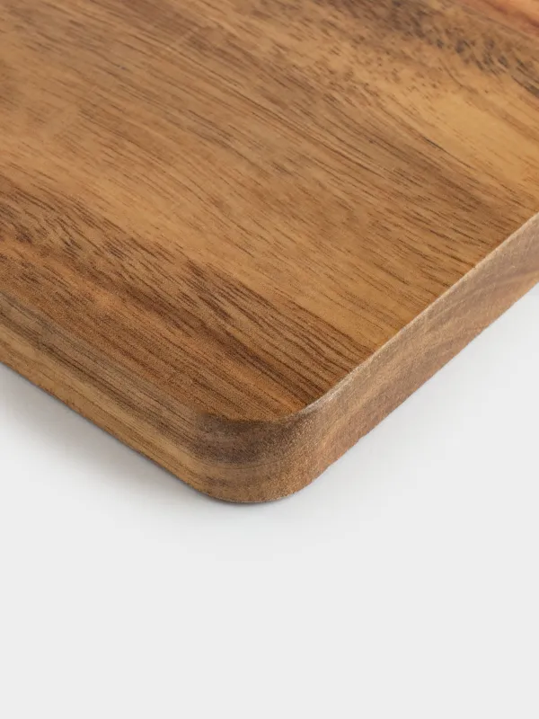 Cutting boards set, 20/30 cm, 2 pcs, rectangular, wood, Noble tree, image-3