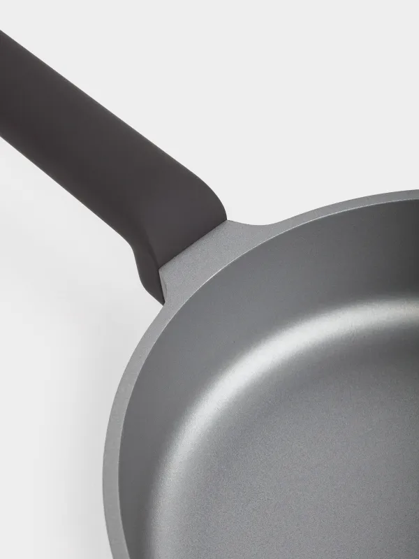 Frying pan, 24 cm, coated, aluminum, grey-black, Mintali, image-5