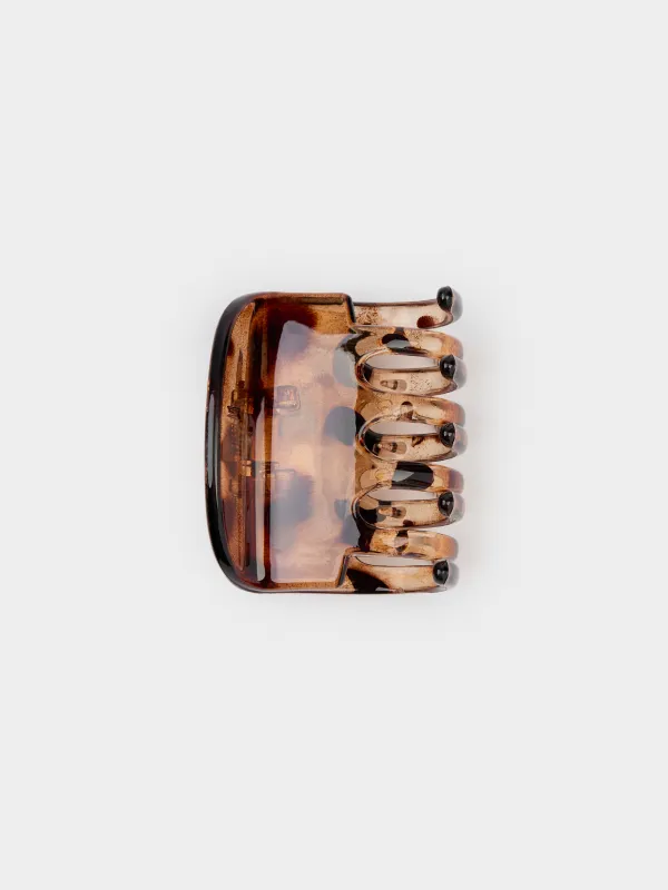 Hair clip, 7 cm, plastic, black, Crab, Glam, image-0