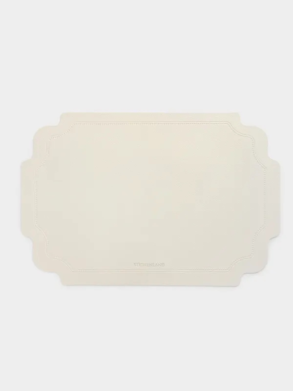 Placemat, 30x45 cm, PVC, curly, beige, Vintage, Rock vintage, image-0