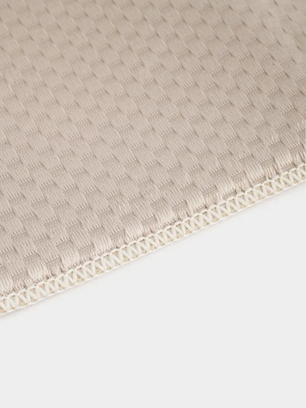 Dish drying mat, 44x44 cm, microfiber, grey-beige, Clean, image-3