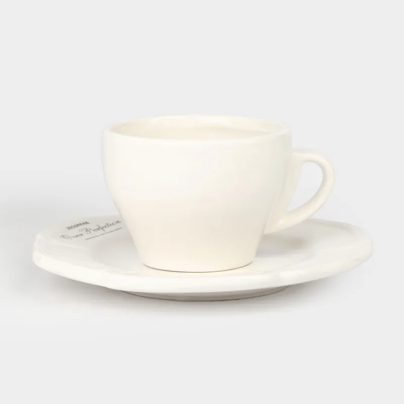 Tea pair, 1 person, 2 items, 240 ml, ceramics, milky, Progress, Course