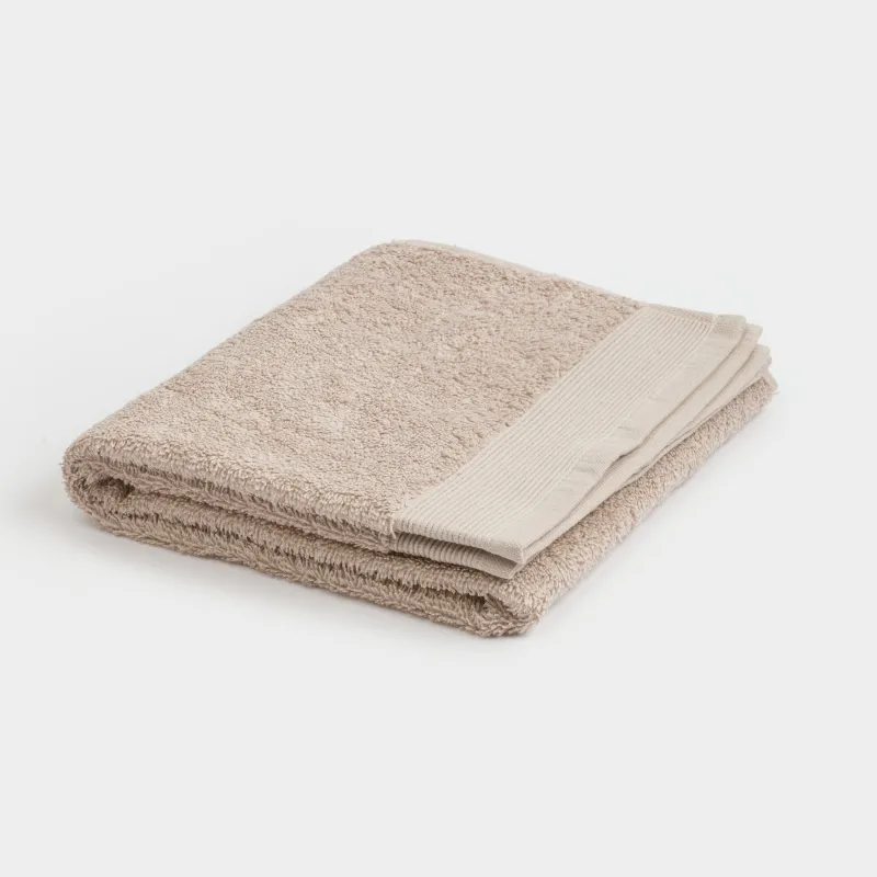 Towel, 50x90 cm, cotton, beige, Vari cotton