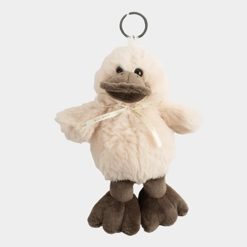 Keychain, 20 cm, soft, plush / metal, Duck, Duck toy, image-0