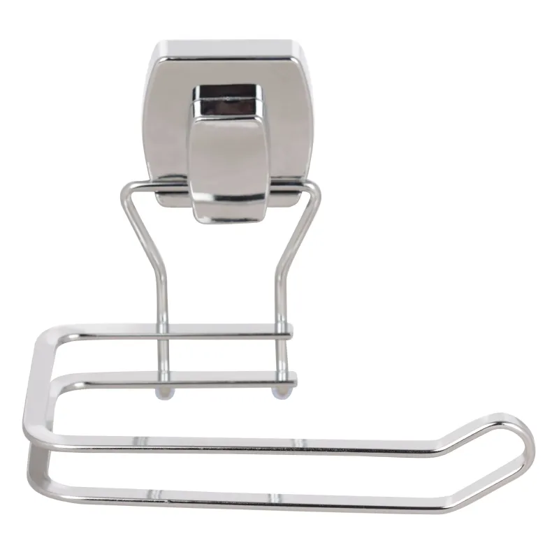 Toilet paper holder, 17 cm, vacuum suction cup, metal / plastic, Method, image-0