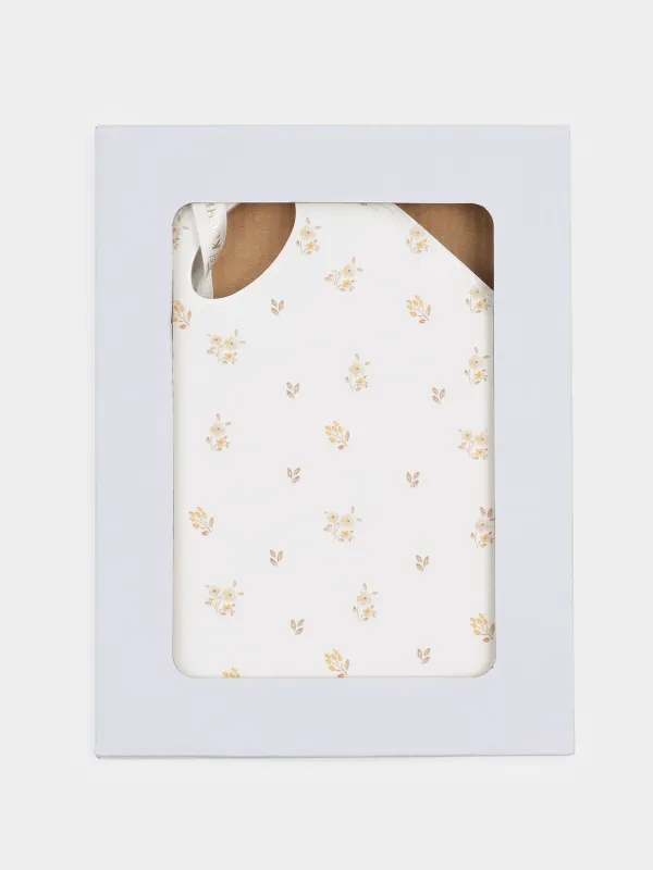 Hot food stand, 18x24 cm, ceramic / cork, milk, Vintage flowers, La flore, image-2