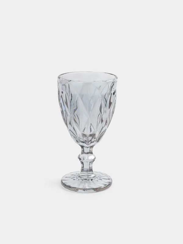 Drinking glass, 300 ml, glass R, grey, Rhomb color, image-0