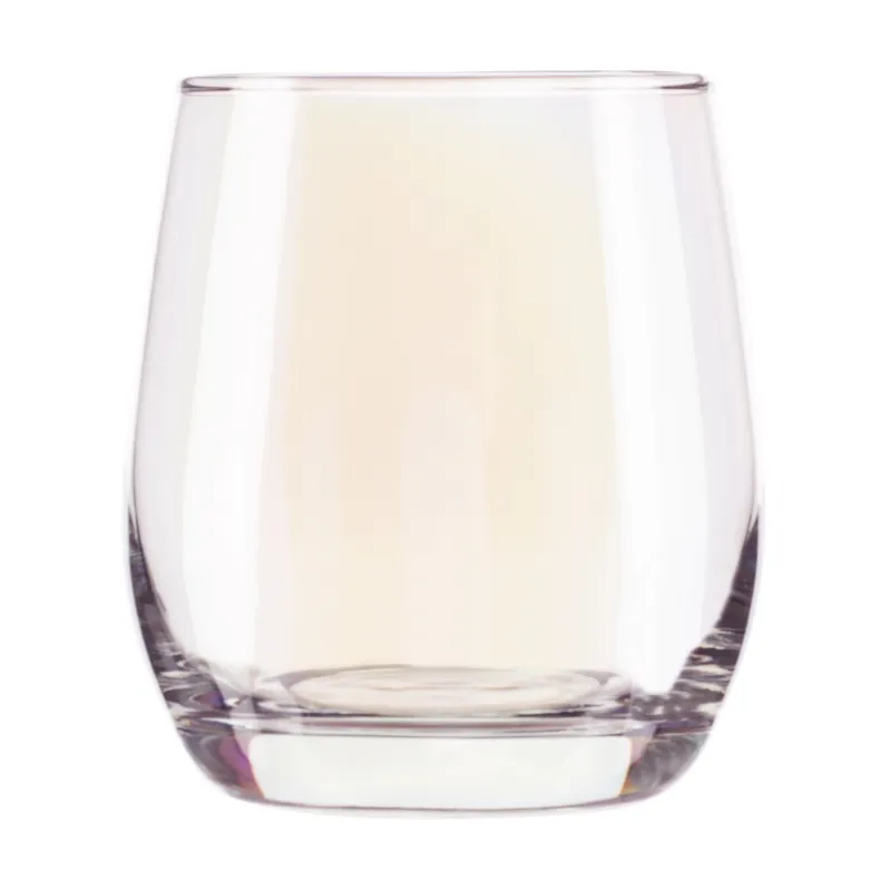 Glass, 9 cm, 350 ml, 2 pcs, glass, mother of pearl, Floyd polar, image-1