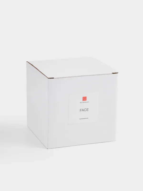 Mug, 450 ml, ceramic, white and gold, Face, Face, image-5